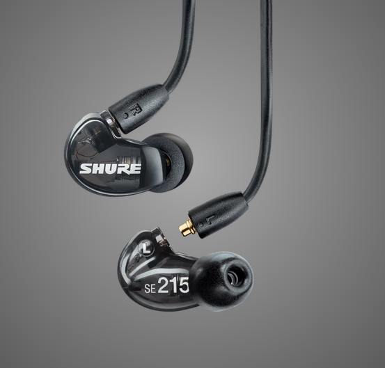 SE215DYBK+UNI AONIC 215 SOUND ISOLATING EARPHONES / SE215 EARPHONE, BLACK W/MODEL:RMCE-UNI
